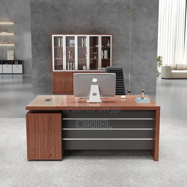 Office Tables;Contemporary 4.5ft Executive L-Shaped Desk - thumbnail 4