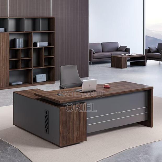 Office Tables;Contemporary 4.5ft Executive L-Shaped Desk - thumbnail 6