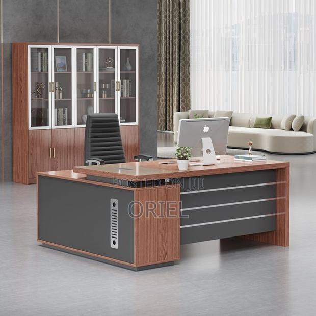 Office Tables;Contemporary 4.5ft Executive L-Shaped Desk - thumbnail 8