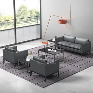 Office Sofas; Managerial 5-Seater Office Reception Sofa