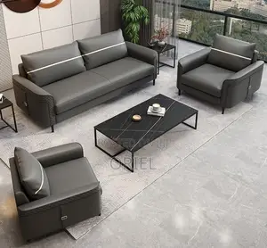 Office Sofas; Managerial 5-Seater Office Reception Sofa