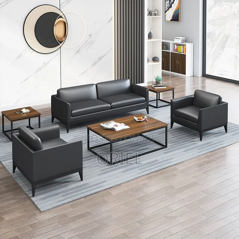 Office Sofas; Managerial 5-Seater Office Reception Sofa