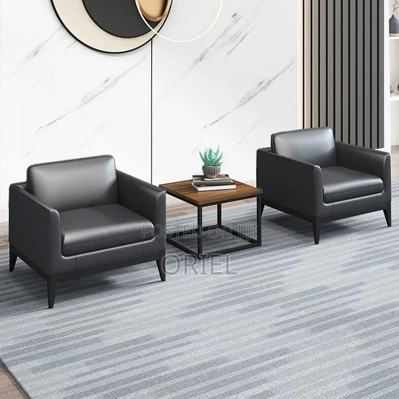 Office Sofas; Managerial 5-Seater Office Reception Sofa