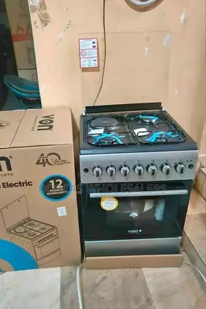 With Warranty Von 58 by 58 3+1 Standing Cooker