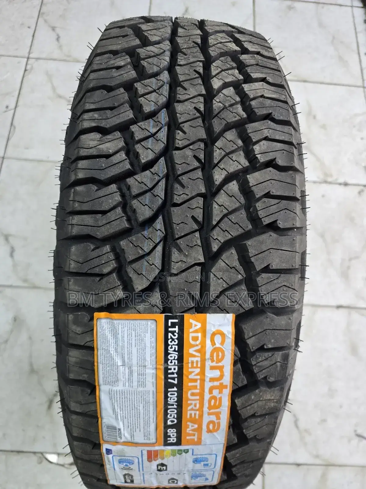 265 /65 R17 Centara Tyres (All Terrein) Adventure.