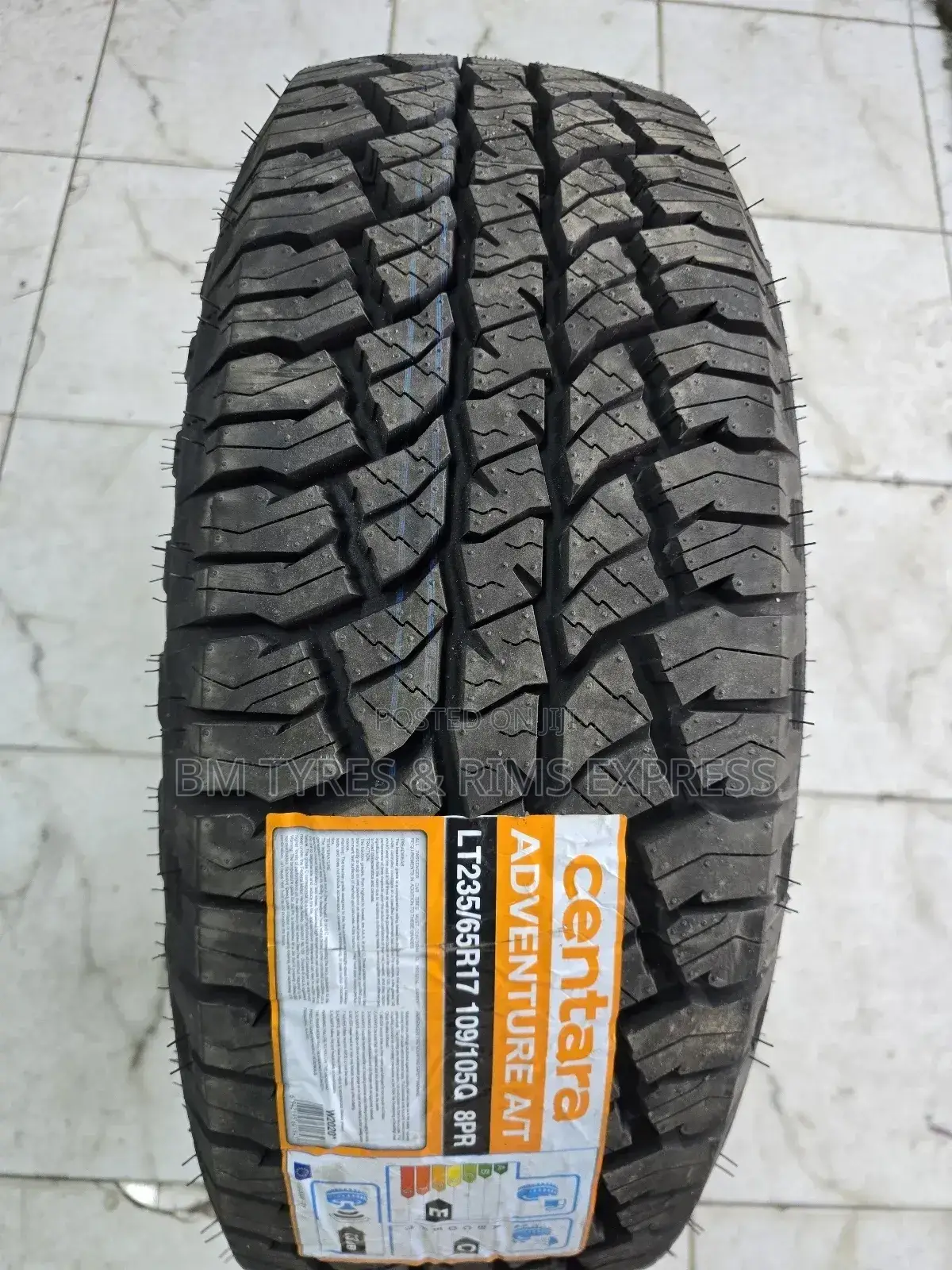265 /65 R17 Centara Tyres (All Terrein) Adventure.