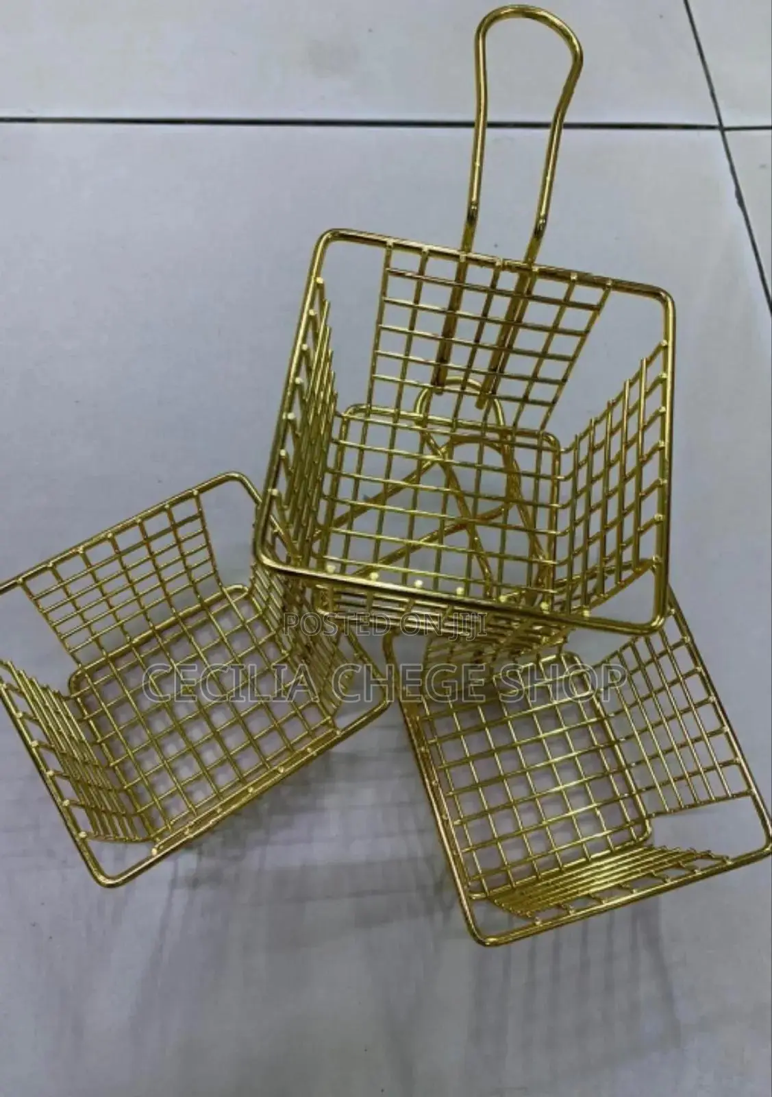 Gold Chips Basket