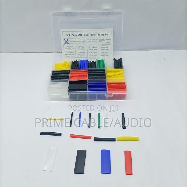 Heat Shrink Tubing Kit 580 Pieces 2:1 Shrink Ratio