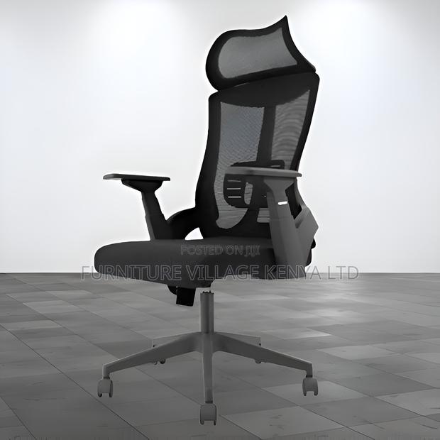 Office Chair; Executive High Back Mesh Office Seat - thumbnail 5