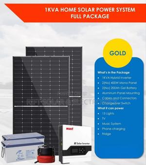 1kva Hybrid Solar Gold Package - (2)200ah Batteries - (2) 550w Solar - thumbnail 2