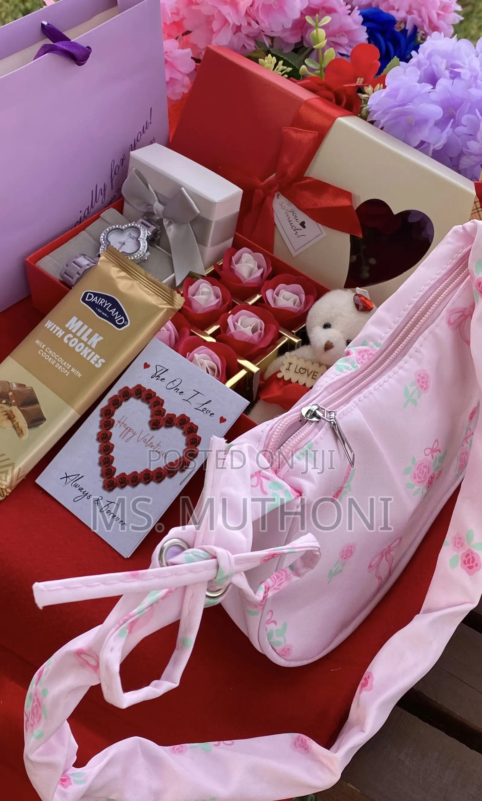 Watch / Summer Bag Etc. Birthday Ladies Gift Set