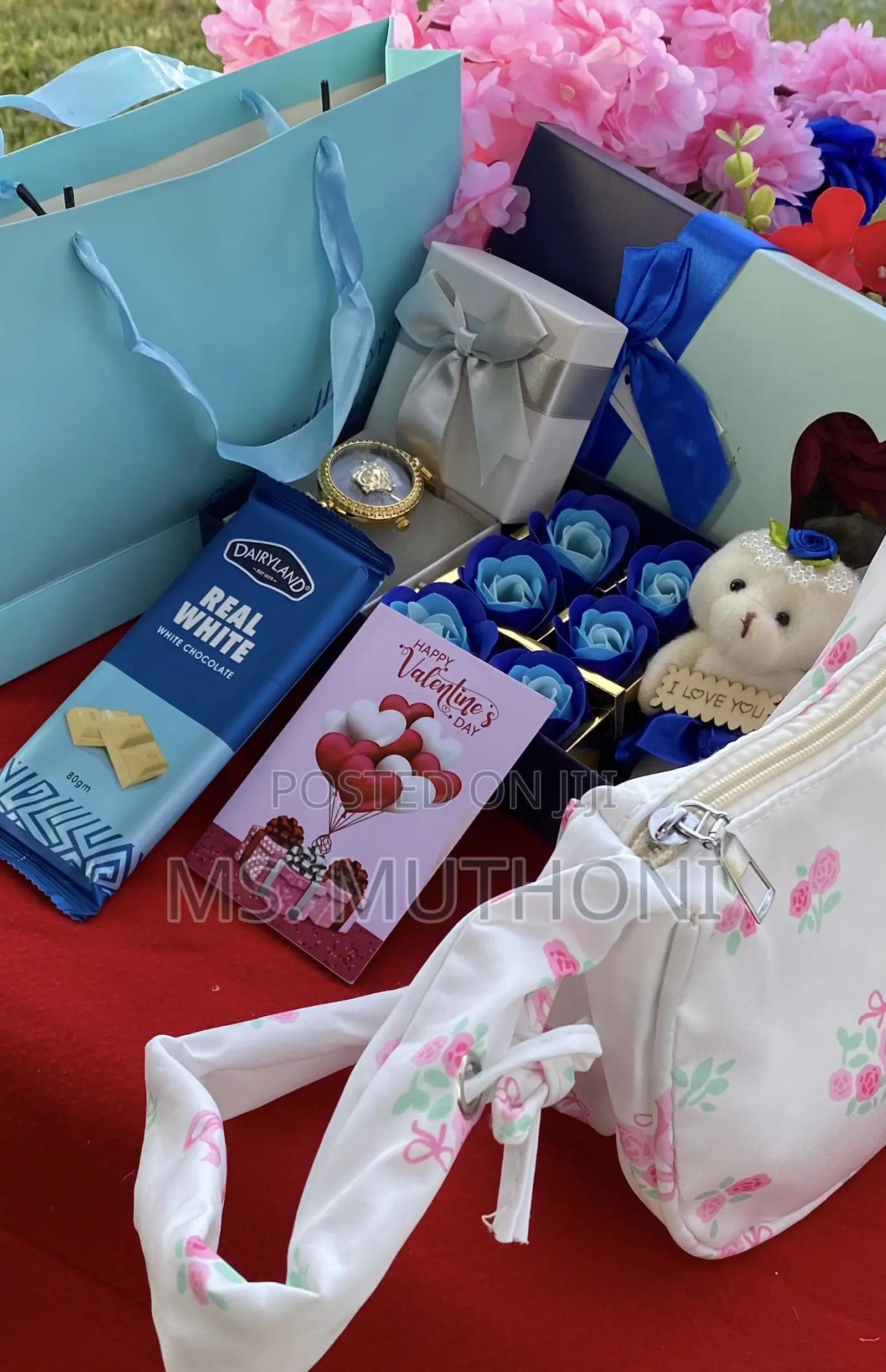Watch / Summer Bag Etc. Birthday Ladies Gift Set