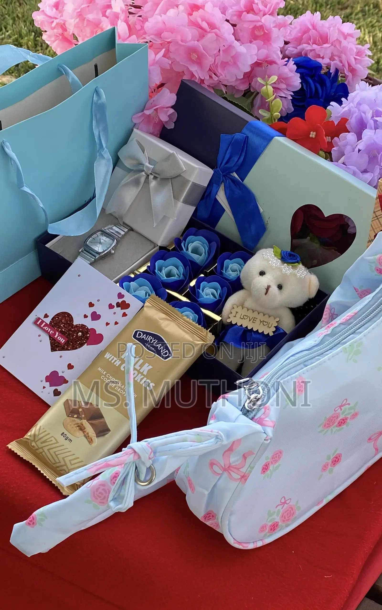 Watch / Summer Bag Etc. Birthday Ladies Gift Set