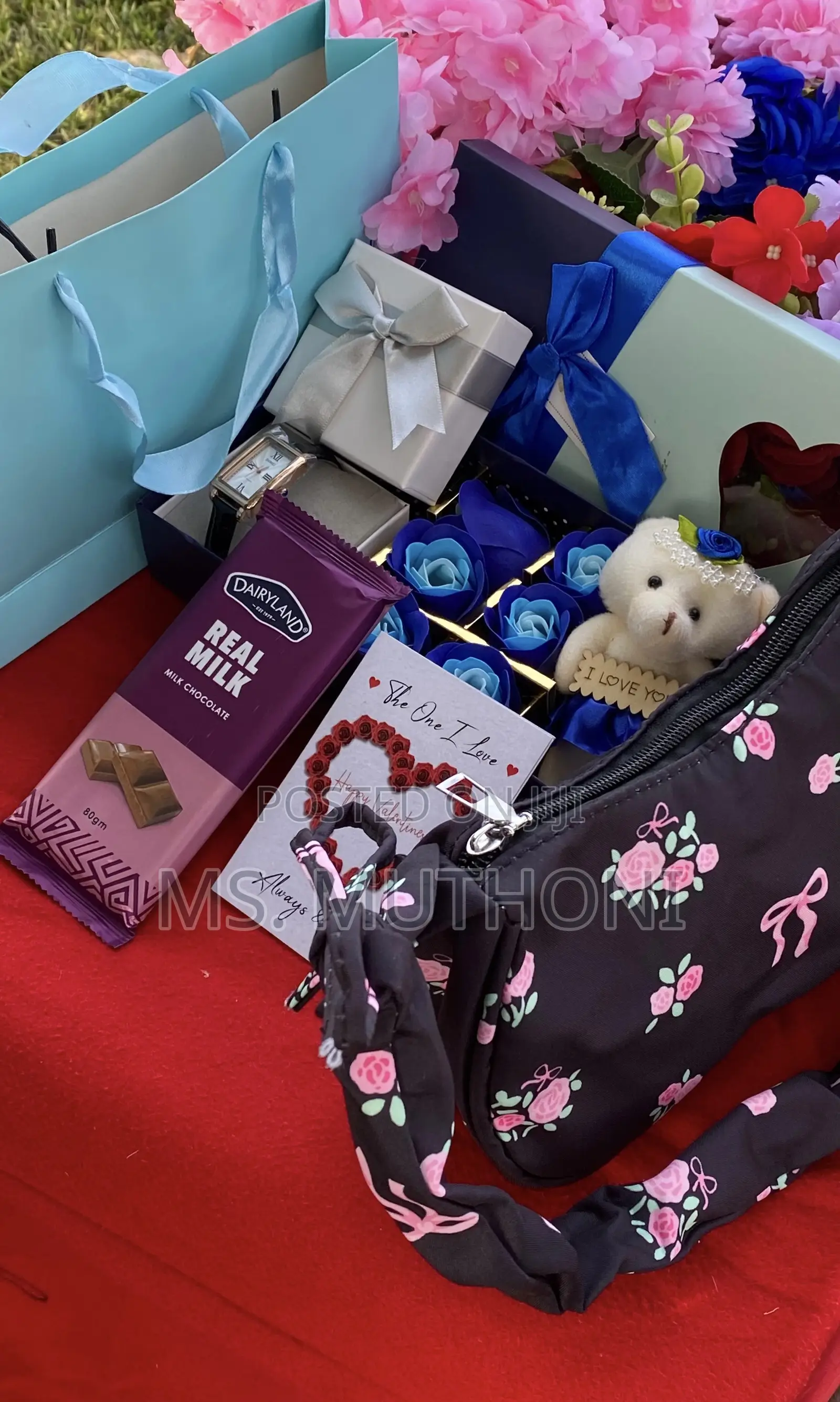 Watch / Summer Bag Etc. Birthday Ladies Gift Set