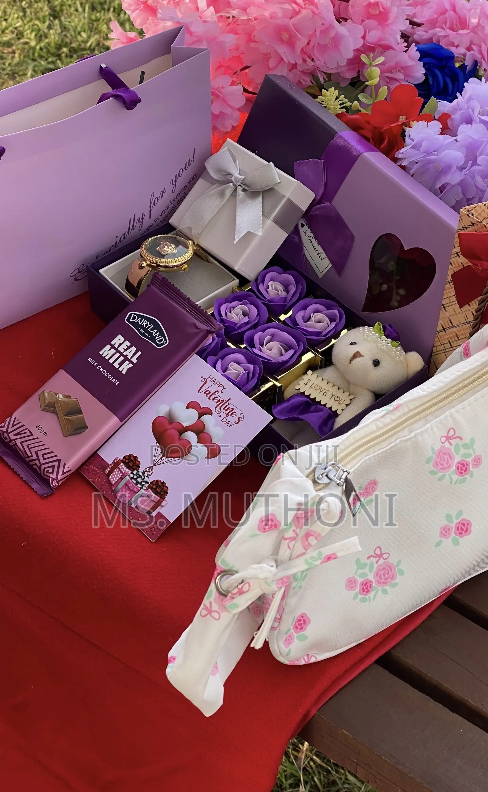 Watch / Summer Bag Etc. Birthday Ladies Gift Set