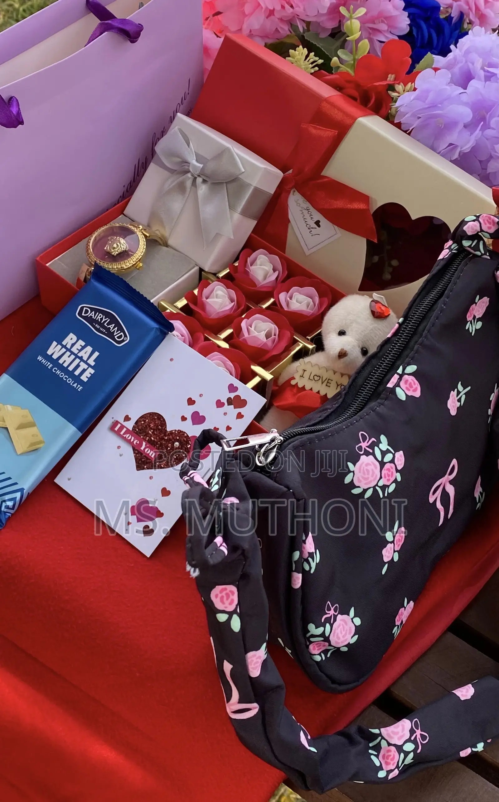 Watch / Summer Bag Etc. Birthday Ladies Gift Set