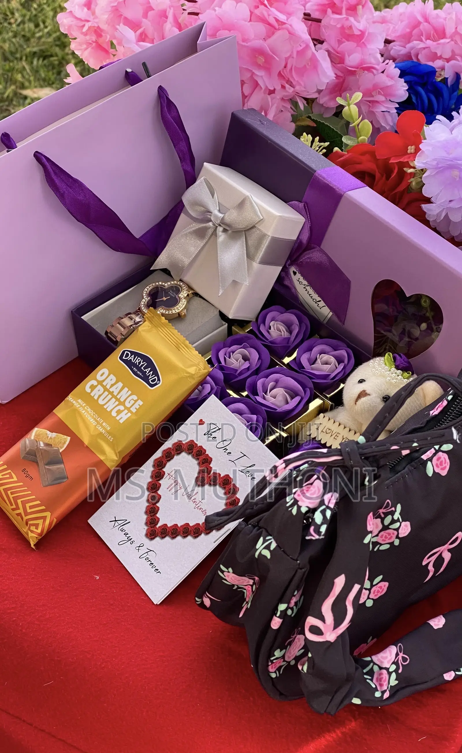 Watch / Summer Bag Etc. Birthday Ladies Gift Set