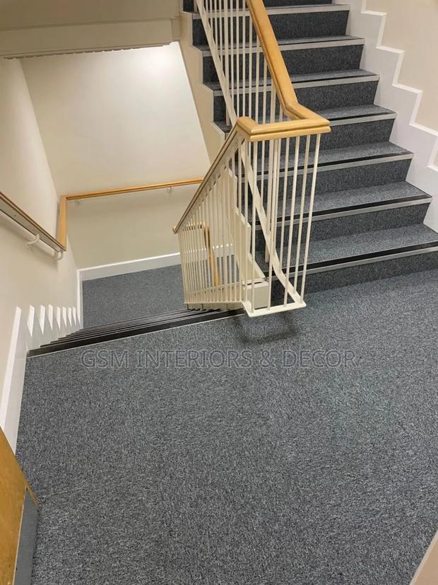 Wall to Wall Carpets Grey Colour With Naplocks