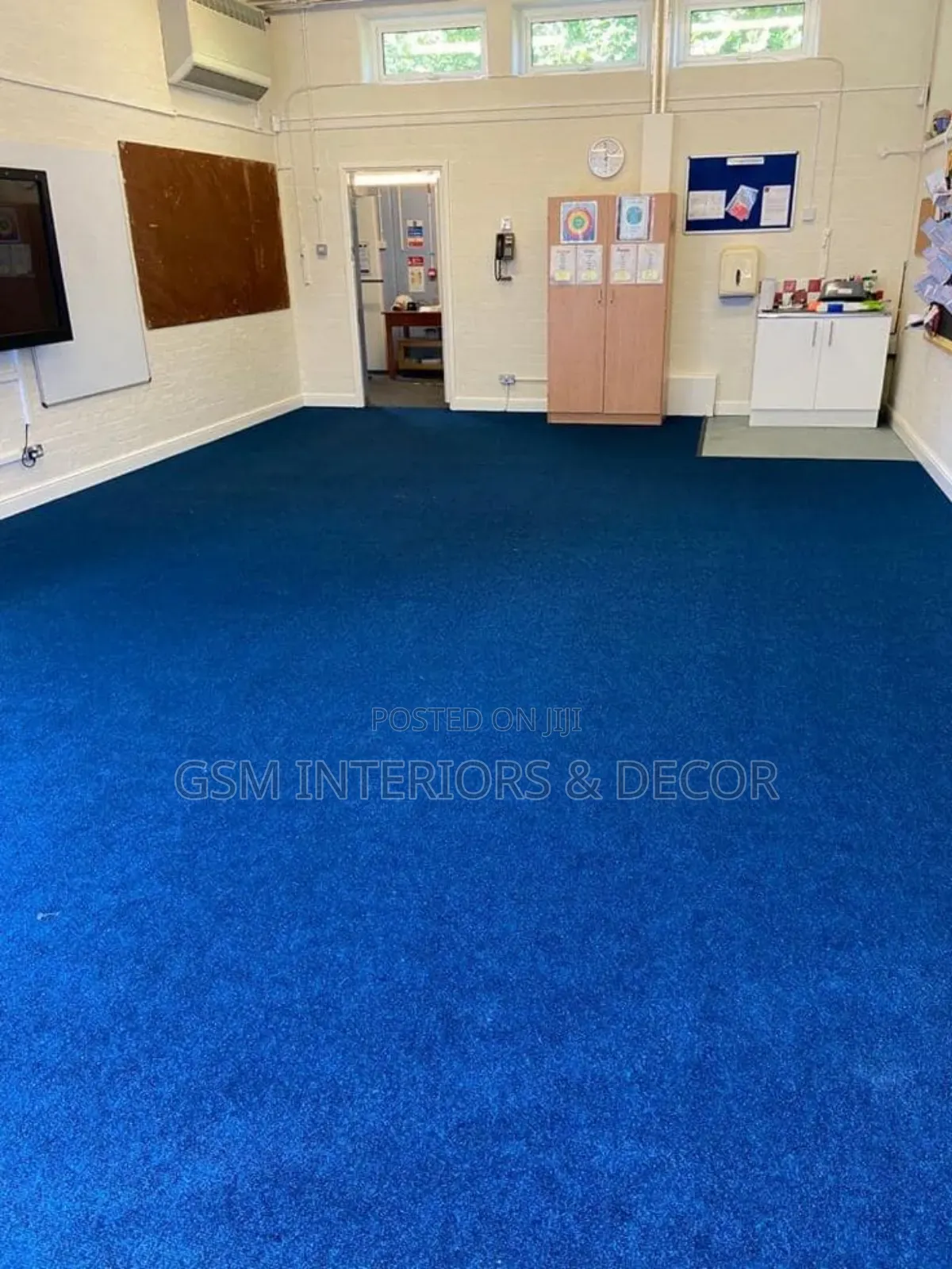 Royal Blue Wall to Wall Carpets in 8mm Thick