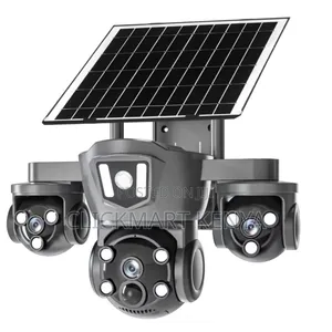 Solar CCTV Camera 3 Lens Wifi Triple Lens Solar CCTV Camera