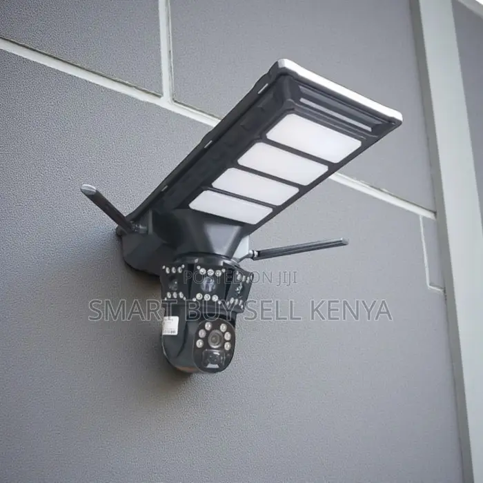 Night Vision Activated 4g PTZ Dual Lens Solar Camera Solar Streetlight
