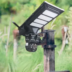Smartphone App Control 4g PTZ Dual Lens Camera Solar Street Light