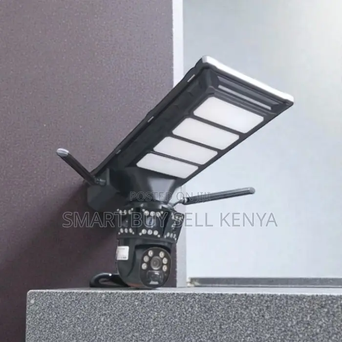 Easy Installation 4g PTZ Dual Lens Solar Camera Solar Street Light