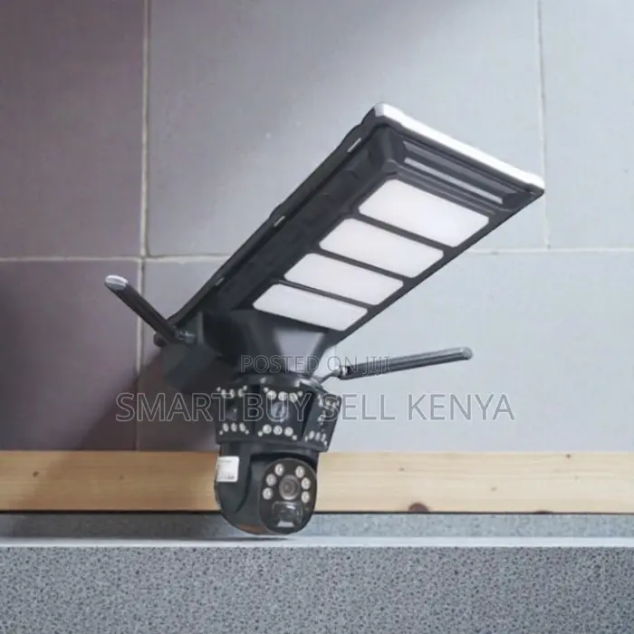 Maintenance-Free 4g PTZ Dual Lens Solar Camera Solar Street Light