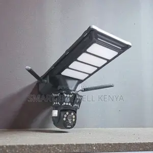 Outdoor Security 4g PTZ Rotating Dual Lens Camera Solar Street Light