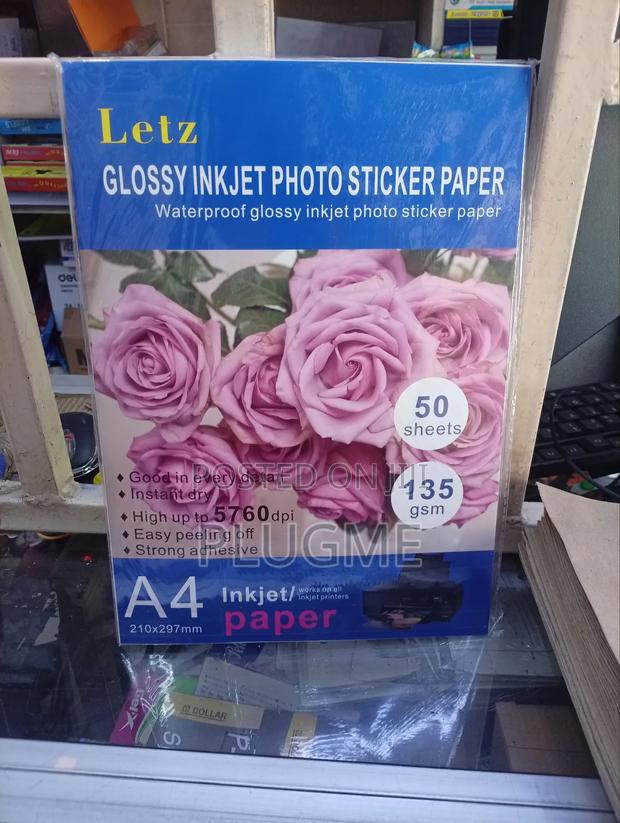 Inkjet Adhesive Sticker Paper A4 Size