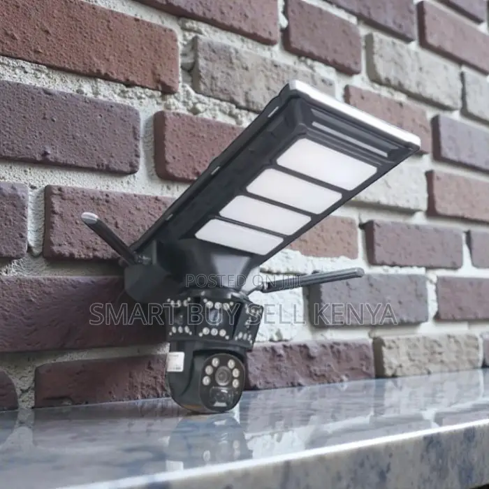 High Quality 4g PTZ Rotating Dual Lens Solar Camera Solar Street Light