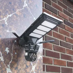 Energy Saving 4g PTZ Rotating Dual Lens Camera Solar Street Light