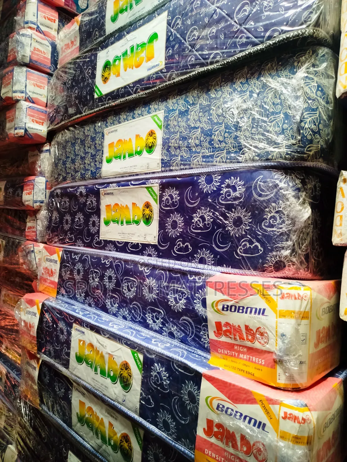 Grade 6 Bobmil 4x6x8 High Density Quilted Mattresses + Free Delivery.