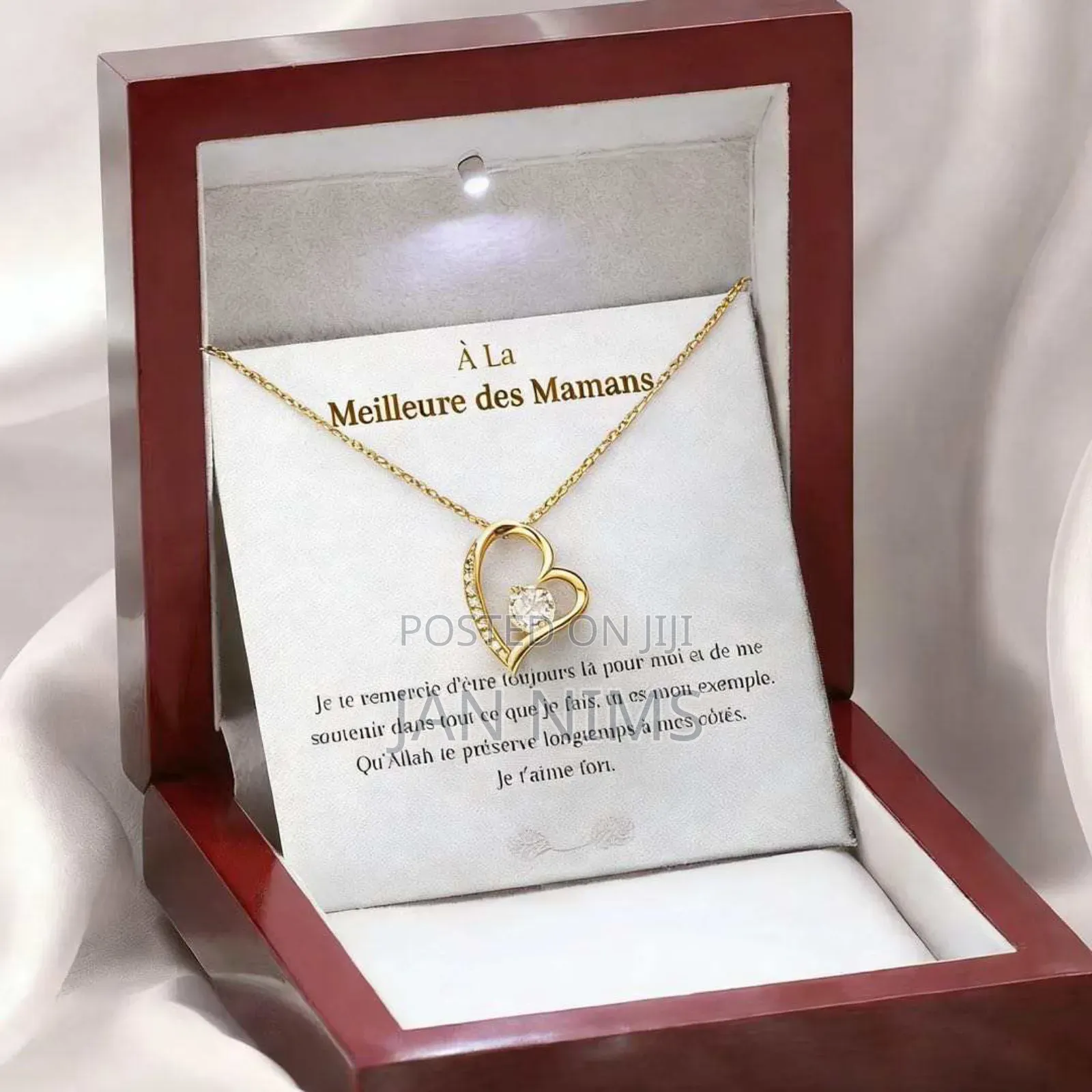 Stainless Steel Chain Heart Pendant, Gold Coated, Silver, Hypoallergic