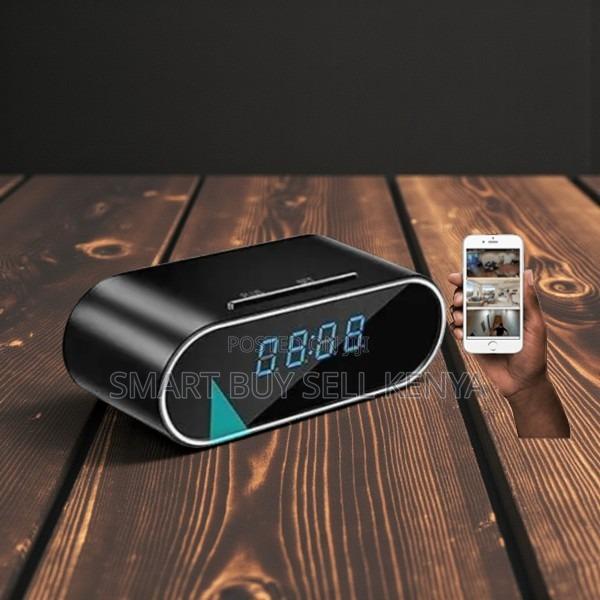Nanny Cam 1080p Full Hd Mini Table Clock Wifi Spy Hidden Camera