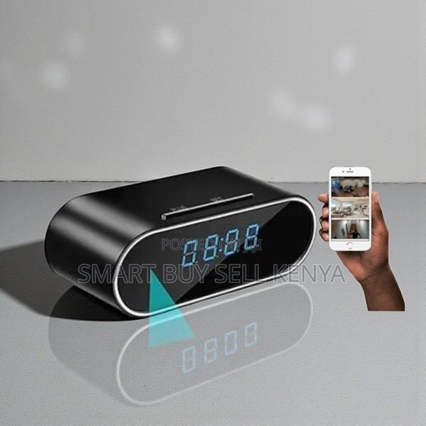 Clear Night Vision Mini Table Clock Wifi Spy Hidden Camera
