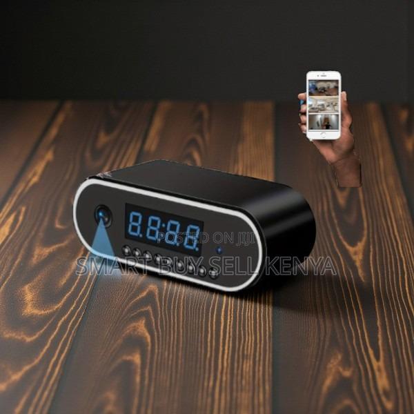 Long Battery Life Mini Table Clock Wifi Spy Hidden Camera - main view