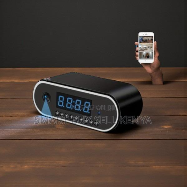 1080p FHD Resolution Mini Table Clock Wifi Spy Hidden Camera