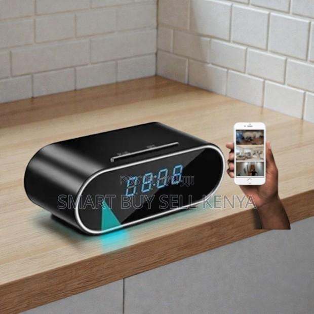Plug and Play Mini Table Clock Wifi Spy Hidden Camera