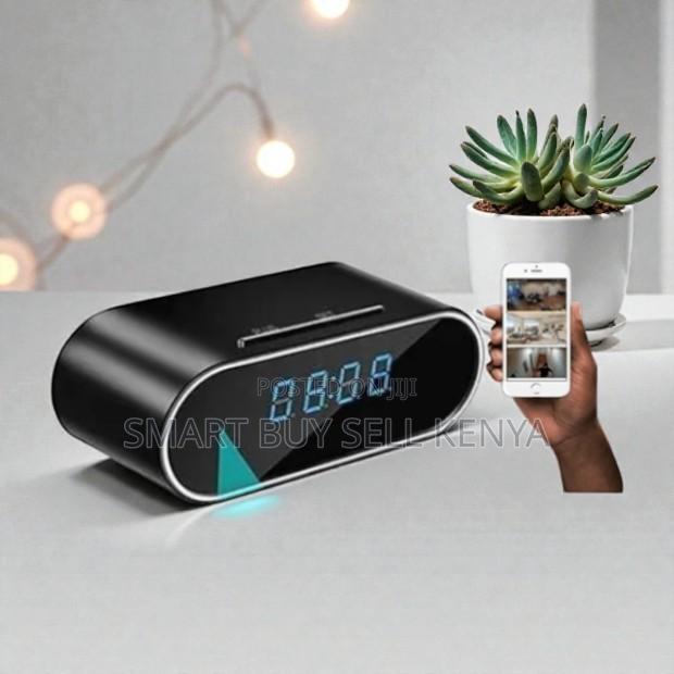 Stable Performance Mini Table Clock Wifi Spy Hidden Camera