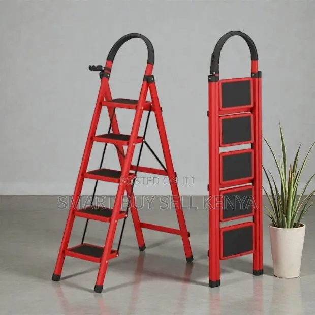Efficient and Convenient Home Utility 5 Step Ladder Stepladder
