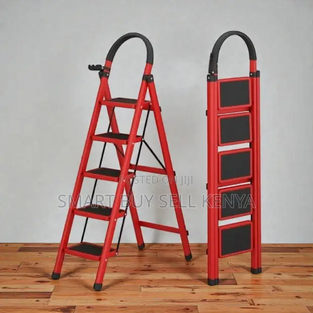 Light Weight Foldable Indoor Utility 5 Step Ladder Stepladder