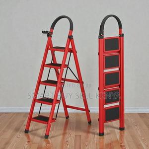 Heavy Duty Upto 150 KGS Support 5 Step Ladder Stepladder - thumbnail 2