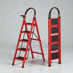 Quality Ensured Safe Structure Home 5 Step Ladder Stepladder - thumbnail 2