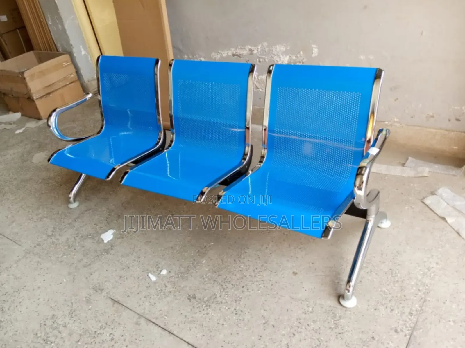 3 Seater Office Waiting Bench