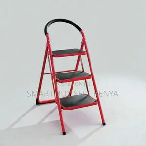 Safe and Sturdy Structure Aluminum 3 Step Ladder Stepladder