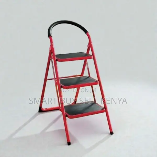 Safe and Sturdy Structure Aluminum 3 Step Ladder Stepladder