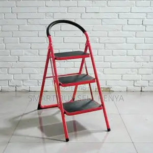 Portable Aluminum Stylish Modern Appearance 3 Step Ladder Stepladder