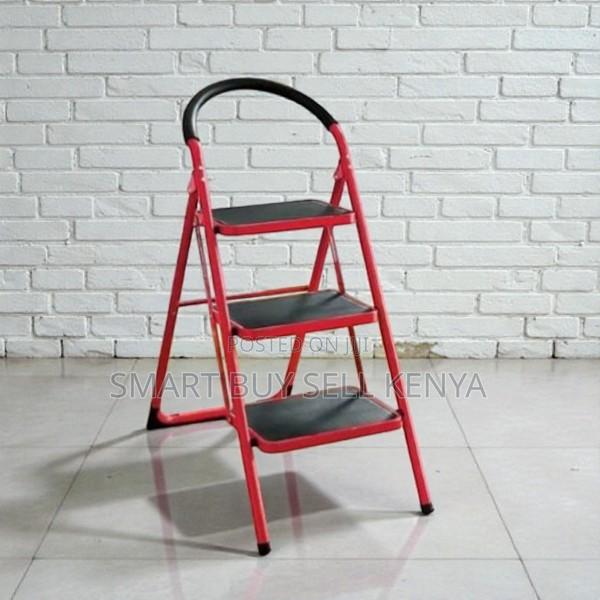 Portable Aluminum Stylish Modern Appearance 3 Step Ladder Stepladder