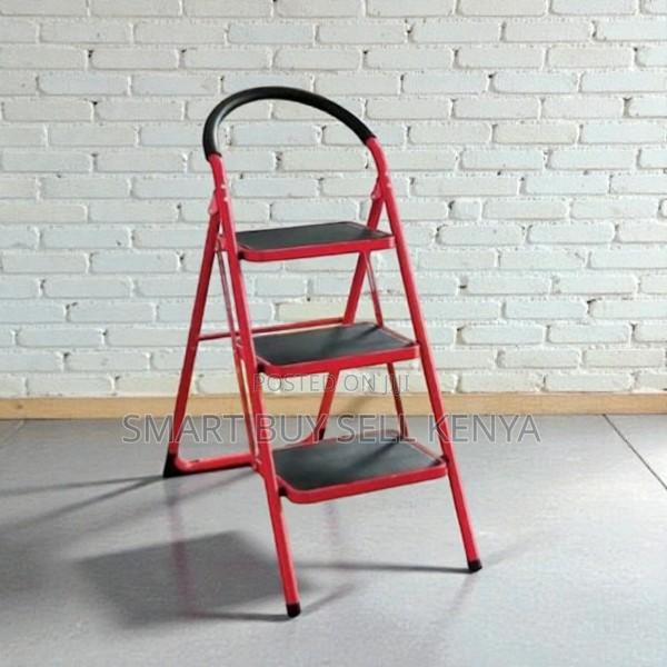 Foldable Aluminum Multi-Use Household 3 Step Ladder Stepladder - main view